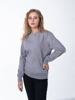 Светло-серый женский свитшот